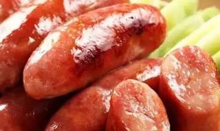 在喷发的火山烤香肠